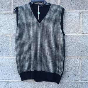 Drumohr 100% Merino Wool Sweater Vest Made In Italy Medium (Eu 48) NWT